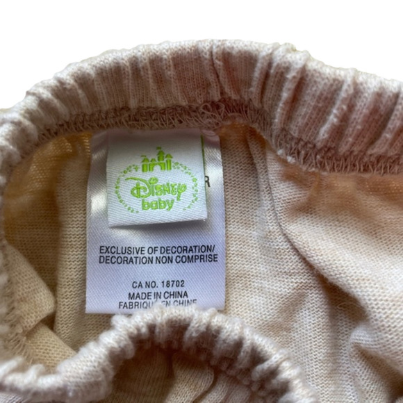 3/$20 Disney baby 0-3 month diaper cover cream colour - Picture 3 of 4